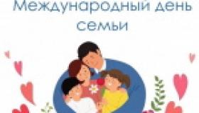 Международный день семьи